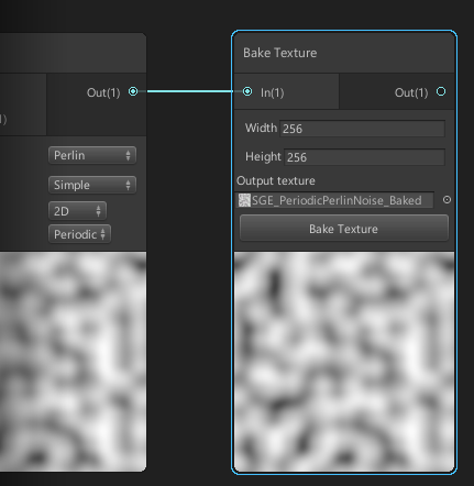 Bake texture