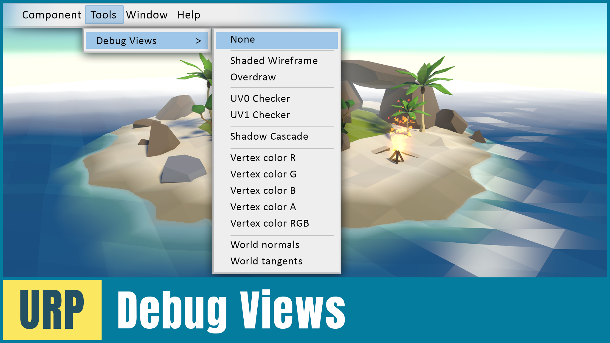 Available debug views